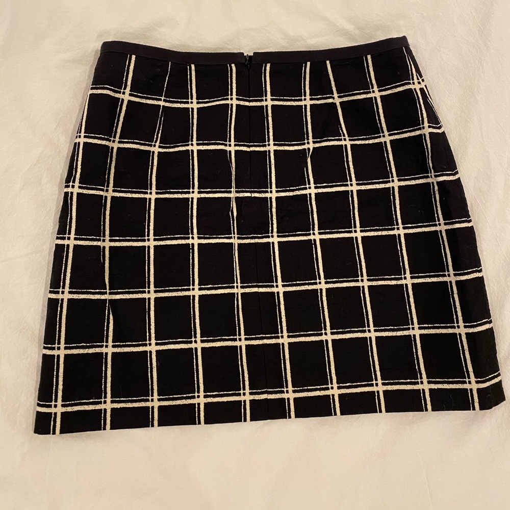 Madewell double windowpane skirt - Picture 3 of 4